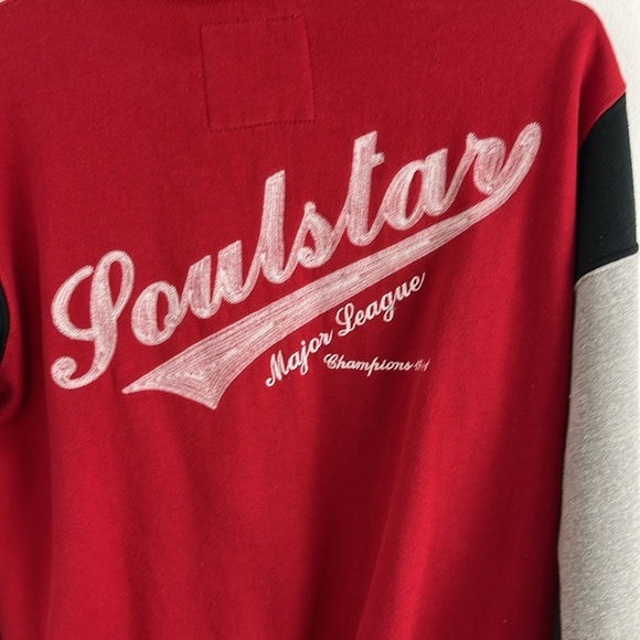 Soul Star Cotton Baseball Bomber Jacket - Picture 10 of 14
